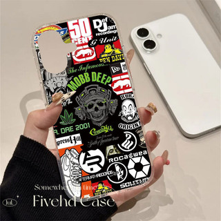 Ins Hàn Quốc Nhật Bản Dark Fashion Tide Thương hiệu Vỏ Bling lấp lánh cao cấp cho iPhone 11 16 16E 15 14 13 12 Pro Xs Max XR X 7 8 Plus SE Vỏ điện thoại TPU mềm Vỏ bảo vệ Vỏ trong suốt