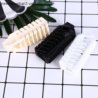 [Mới] Bàn chải tóc gấp bằng nhựa cỡ túi du lịch tiện lợi.