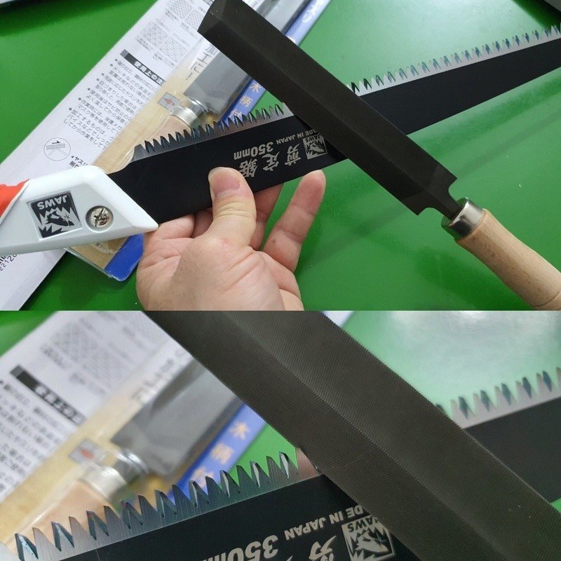 Dũa kim cương mài lưỡi cưa gỗ cầm tay Nhật Bản, thép carbon cao cấp chống mài mòn, giũa cưa gỗ chuyên nghiệp - FE123