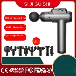 Fascia Súng Massage mini Điện Thư Giãn Cơ Bắp Máy Mát Xa Đa Tai Thông Minh Fascia Súng Nhà
