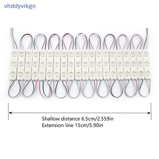 VHDD 20 Chiếc DC12V SMD 3 LED Module Tiêm Chống Thấm Nước IP67 Trang Trí 2835 Dải Cứng Thanh Đèn Trắng Đỏ Xanh Xanh Dương VN