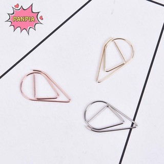Pnpia 50 Miếng Kim Loại Hình Thả Dễ Thương Đánh Dấu Trang Kẹp Văn Phòng Phẩm Boutique