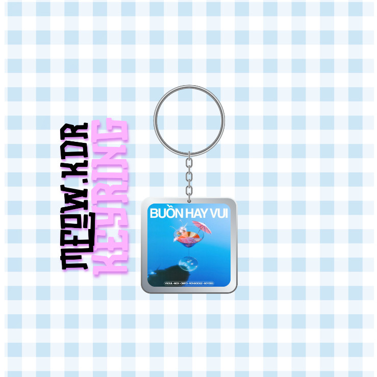 Móc khoá nhựa/Keyring ca sĩ MCK (Đọc mô tả để biết thêm thông tin)