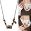 Treeling Thời Trang Màu Nâu Vòng Cổ Máy Ảnh Có Thể Điều Chỉnh Chiều Dài Vòng Cổ Choker Dành Cho Người Hâm Mộ Chụp Ảnh Và Trendsette