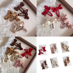 Mya 2 Chiếc Hàn Quốc Trẻ Em Kẹp Tóc Thời Trang Kẹp Tóc Barrettes Dễ Dàng Mặc
