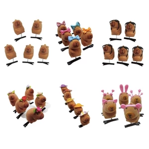 YOI 5 Chiếc Dễ Thương Capybara Sang Trọng Kẹp Tóc Đáng Yêu Capybara Kẹp Tóc Phong Cách Trang Trí Tóc Thích Hợp Cho Thời Trang Trung Hoa