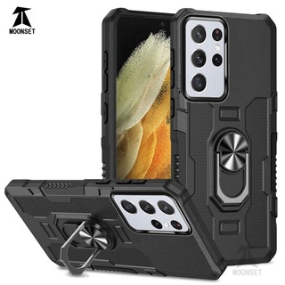 Dành Cho Samsung S21 Ultra 5G / S22 Plus Ốp điện thoại PC Cứng Mềm TPU Edge Bảo Vệ Camera Vòng Giá Đỡ Chân Đế Chống Sốc Mỏng Bao