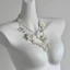 Moonlight Lily Waist Chain Flower Silver Pearl Belt Cummerbund Necklace Sweater Chain Design Accessories 2024 New gms9