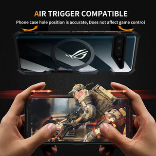 Ốp Điện Thoại Cho Asus ROG Điện Thoại 3 Strix 2 5 5s 6 7 8 9 Pro Ultimate Clear Chống Sốc Vỏ Điện Thoại Khung Mềm Vỏ Từ Tính