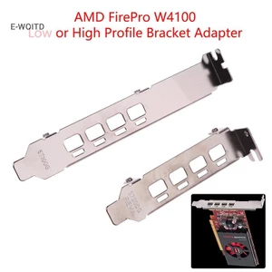 E-woitd Bộ chuyển đổi cấu hình thấp / cao Cổng vách ngăn 4DP cho AMD FirePro W4100 Thẻ Video đồ họa toàn chiều cao nửa chiều cao HNVN