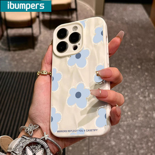 ibumpers Ốp Lưng iPhone Hoa Đơn Giản Họa Tiết Hàn Quốc Ốp Điện Thoại Silicon Mềm Chống Sốc Chống Bẩn Cho Iphone 16 15 14 12 13 11 Pro Max IP 7 8 Plus X XS XR