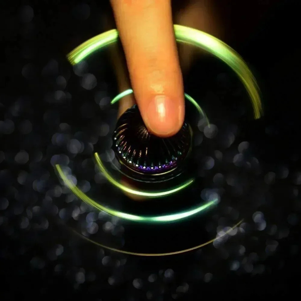 Kim Loại Vuông Fidget Spinner Antistress EDC Đầu Ngón Tay Đồ Chơi Giảm Căng Thẳng Tay Quay Từ Tính Top Chống Lo Âu Spiner Đồ Chơi Trẻ Em