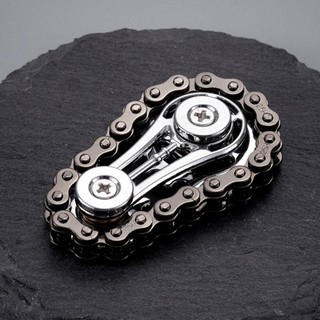 LILYES Tay Spinner Dây Xích Kim Loại, Con Quay Đầu Ngón Tay Cơ Khí, Bánh Xe Hồi Chuyển Cho Người Lớn