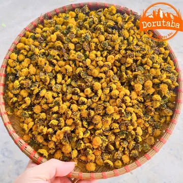 (100g) Trà hoa cúc chi, cúc tiến vua sấy lạnh lᴏại 1, Hoa cúc chi vàng sấy khô nấu nước sâm, pha trà giúp lợi sữa