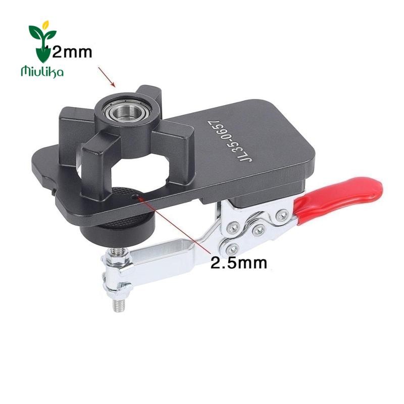 Jig bản lề 35mm, Dụng cụ mở lỗ bản lề Hướng dẫn khoan khoảng cách cạnh có thể điều chỉnh Bản lề Máy khoan lỗ cho nhà bếp