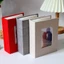 Album sổ lưu niệm nhỏ CORALTIDE, Bìa vải lanh 4x6 Album ảnh, Đa chức năng DIY có thể viết 100 túi Album ảnh trượt phát triển cho trẻ em