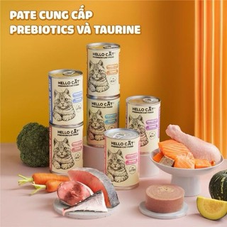 [COMBO] Pate Cho Mèo - Thức Ăn Cho Mèo Mọi Lứa Tuổi Trong Thạch Hello Cat Tuna 400g Pet Kool