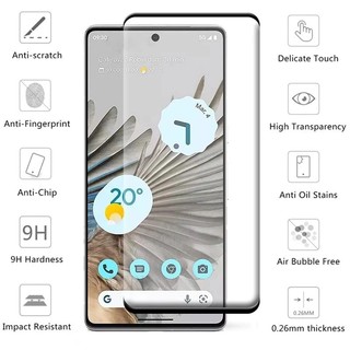 Kính Che Phủ Toàn Bộ Cho Google Pixel 7 6 Pro Kính Cường Lực Cho Google Pixel 7 6 Pro Bảo Vệ Màn Hình HD Pixel 7 6