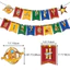 YB2 Harry Potter chủ đề tiệc sinh nhật biểu ngữ bong bóng xoáy trang trí Đồ dùng sắp xếp bánh