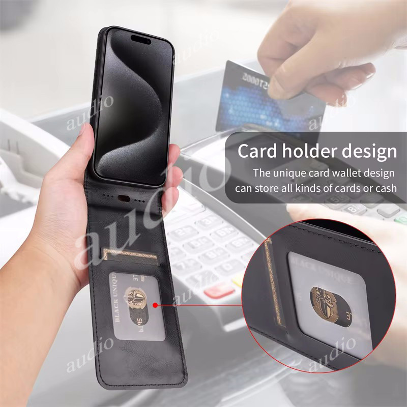Nubia Air 5G Lật Lên Xuống Kinh Doanh Da Ốp lưng ZTE Nubia Air NubiaAir 5G 2025 Vỏ Thẻ Ví Giá Đỡ Ốp Lưng Cho ZTE nubia Air 5G
