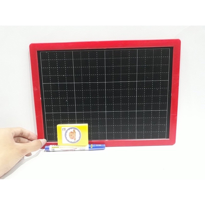 Bảng bộ 2 mặt trắng và đen, dùng cho học sinh tiểu hohc hiệu Winq B-06 cỡ A4 -