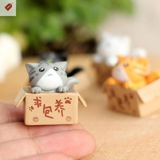 ALIK 1 Cái / bộ Vườn Dễ Thương Mèo Con Trang Trí Bức Tượng Nhỏ Trang Trí Phòng Nhà VN