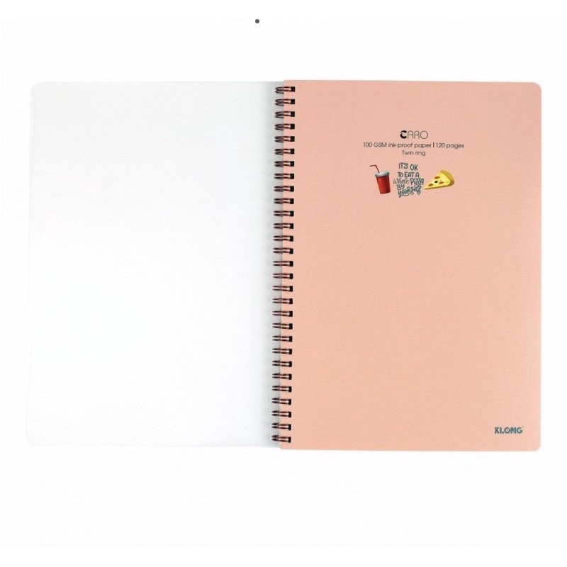 Sổ caro khổ B5, sổ sinh viên KLONG MS 575-120 trang.