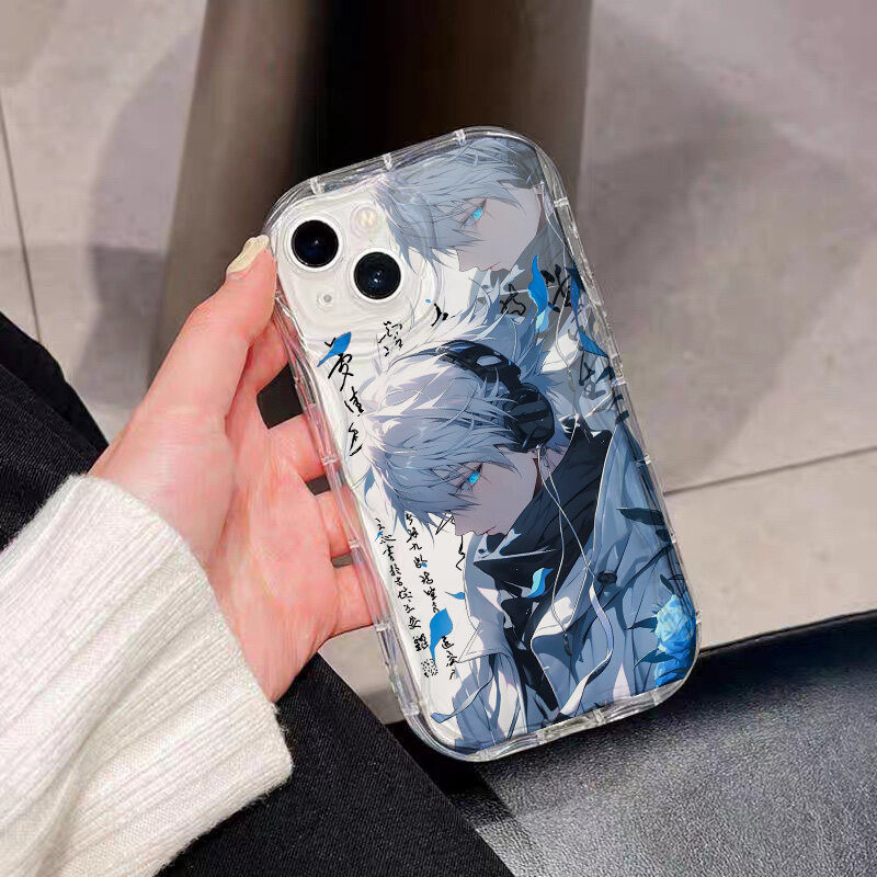Ốp điện thoại Anime Jujutsu Kaisen Gojo Satoru cho OPPO A17 A16 A16S A15 A15S A3S A5S A31 A53 A9 A5 2020 A55 A54 A77S A77 A96 A76 A36 A52 A72 A92 A93 A94