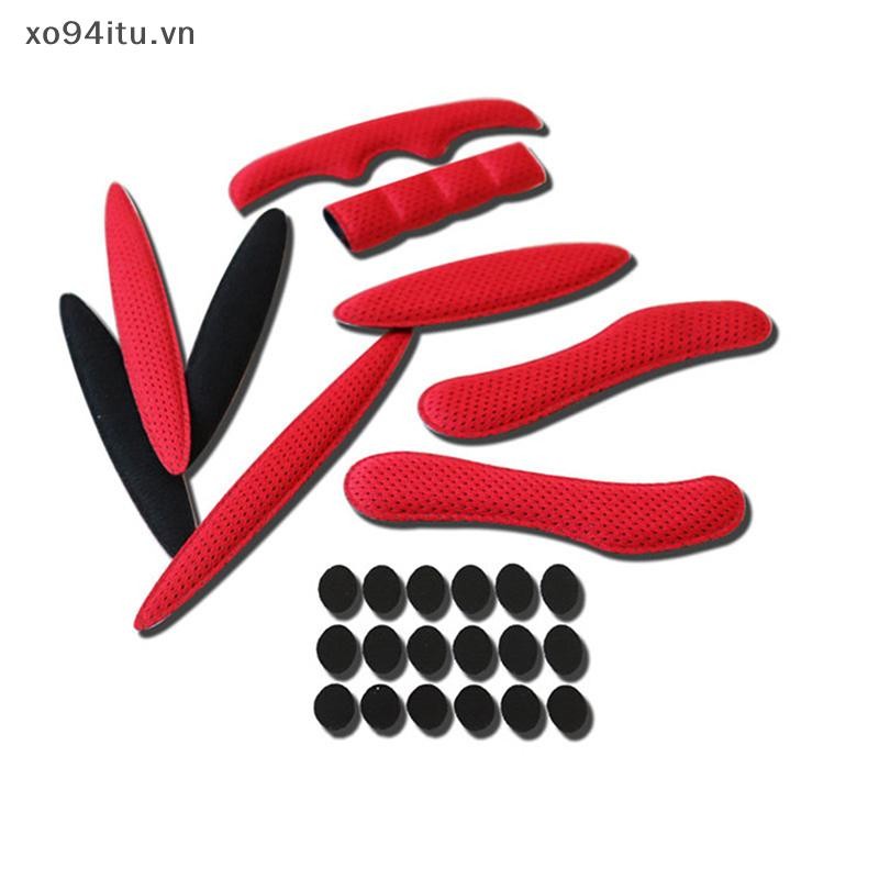 XOITU 1 Bộ Đa Năng Xe Đạp / Xe Máy Mũ Bảo Hiểm Bên Trong Bộ Đệm Lót Miếng Bọt Biển Thay Thế Miếng Lót Mũ Bảo Hiểm Bộ Với Lưới Côn Trùng VN