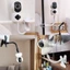 Giá đỡ màn hình trẻ em CHEESELY, linh hoạt với kẹp camera, Giá đỡ cố định máy ảnh có thể uốn cong không đục lỗ bền