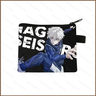YT2 BLUE LOCK Zero Ví Trẻ Em Thời Trang Học Sinh Túi Đựng Thẻ Anime In Túi Bảo Quản Di Động TY2