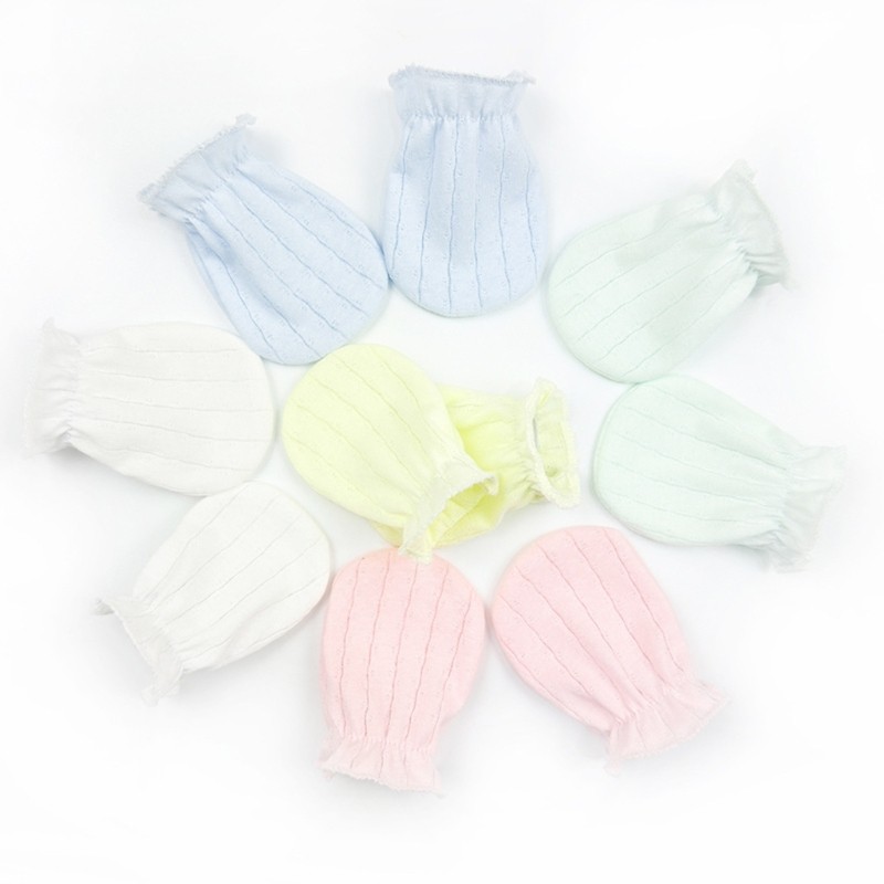 DASBSUG Găng Tay Cotton Mềm Cho Bé 0-12 Tháng Tuổi Trẻ Sơ Sinh Ngăn Ngừa Trầy Xước Trên Da Tinh Tế Thoáng Khí Và Thoải Mái G