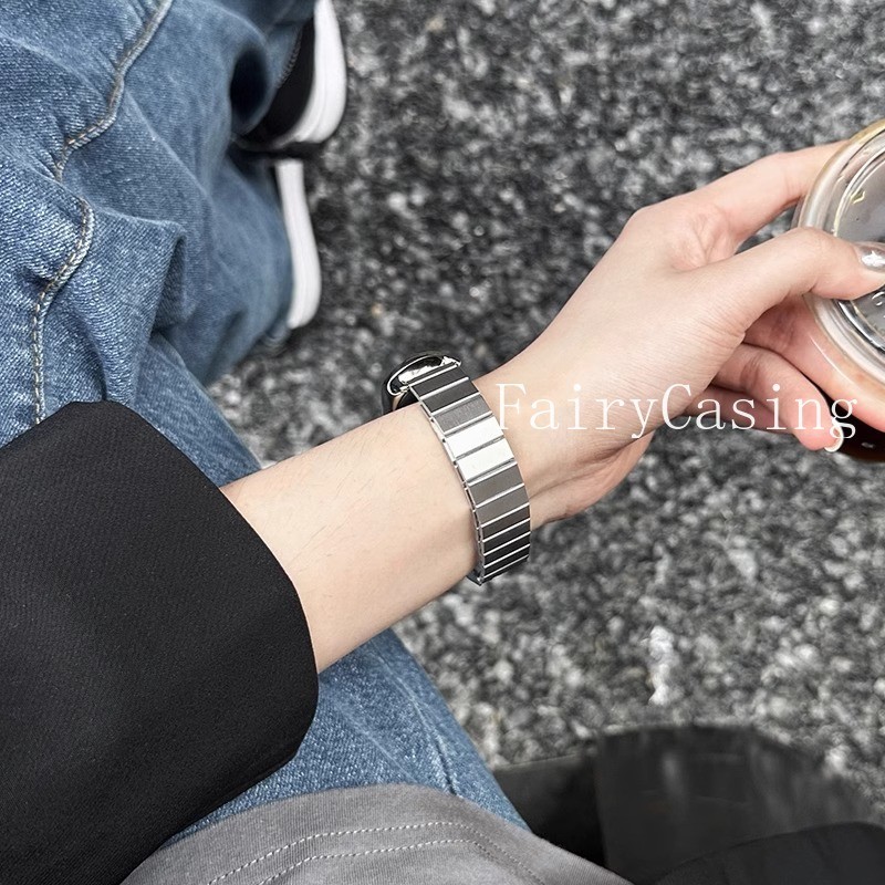 Dây đeo kim loại cho Mi Band 10 9 8 Vòng đeo tay cho Xiaomi Mi Band 7 6 5 4 3 Phụ kiện thay thế bằng thép không gỉ