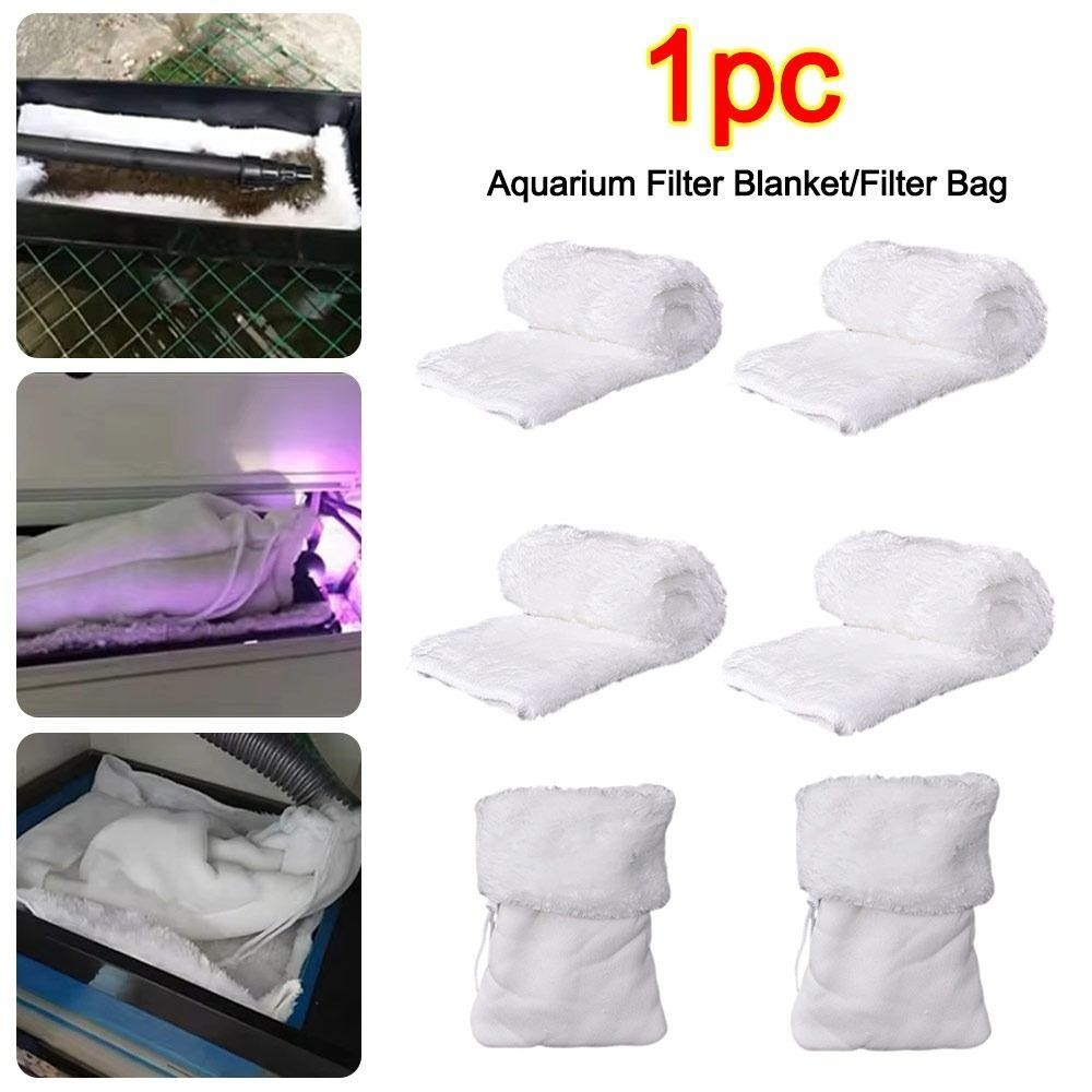 Bộ lọc bể cá KEYRA, Túi lọc bể cá có thể tái sử dụng mật độ cao, Bộ lọc làm dày tách khô và ướt Chăn ma thuật Lọc sinh học Phụ kiện sạch sẽ