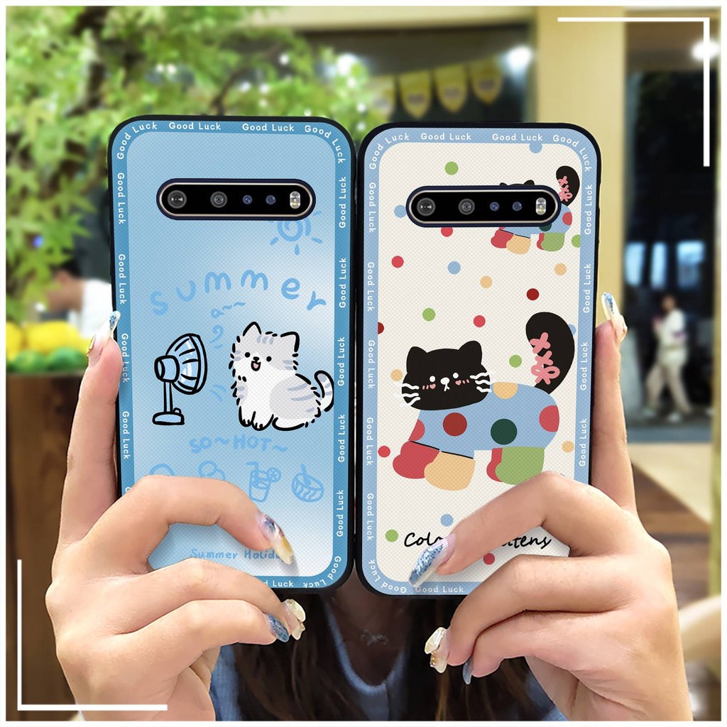 Ốp TPU Graffiti bảo vệ LG V60 ThinQ 5G, chống bụi bẩn, chống thấm nước, vỏ mềm bền