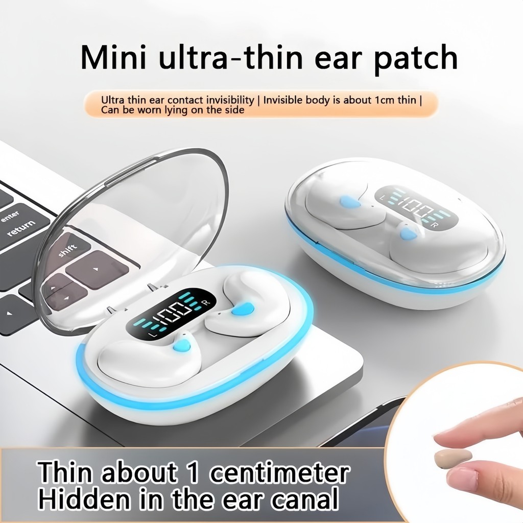 Tai nghe bluetooth không dây ngủ X55, hiệu ứng âm thanh nổi không mất, gọi rõ ràng, điều khiển nút, màn hình kỹ thuật số thông minh