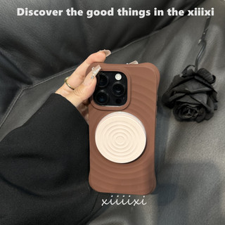 Ốp Điện Thoại Từ Silicon Lỏng Sang Trọng Thích Hợp Cho iPhone16 15 14 13 promax Camera Chống Sốc Bảo Vệ Lỗ Lớn Da Chống Rơi Ốp Lưng Mềm