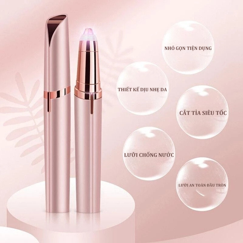 Bút tỉa lông mày cao cấp thiết kế nhỏ gọn,Máy Tỉa lông mày đa năng tiện lợi dễ dàng sử dụng dành
