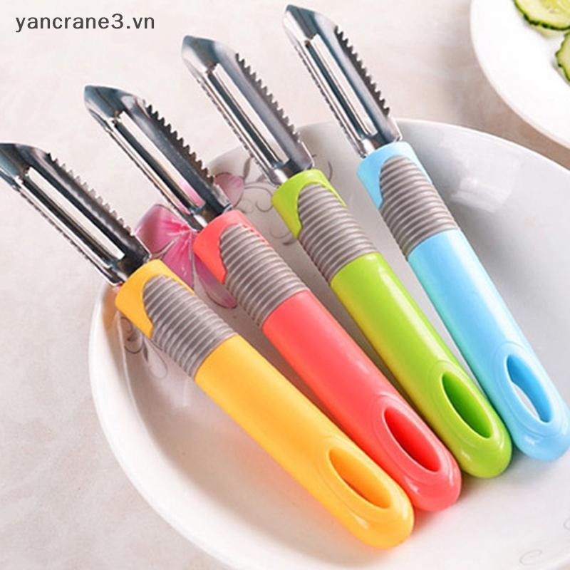 {YAN3} Dụng cụ gọt vỏ rau quả sáng tạo màu sắc Nhà bếp Dụng cụ cạo đa năng Dụng cụ gọt trái cây Dụng cụ gọt vỏ rau quả {yancrane3.vn}