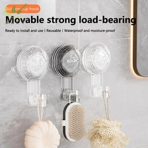 1 Móc Cốc Hút Mạnh Có Lỗ Đấm Chân Không Dính Trên Mặt Sau Cửa Phòng Tắm Dấu Vết Dán Tường Phòng Tắm VN