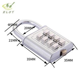 [MAO] 8 Chữ Số Mã Mật Khẩu Kết Hợp Ổ Khóa Hợp Kim Kẽm Vali Cho Hành Lý Mã Du Lịch Khóa Chống Trộm VN
