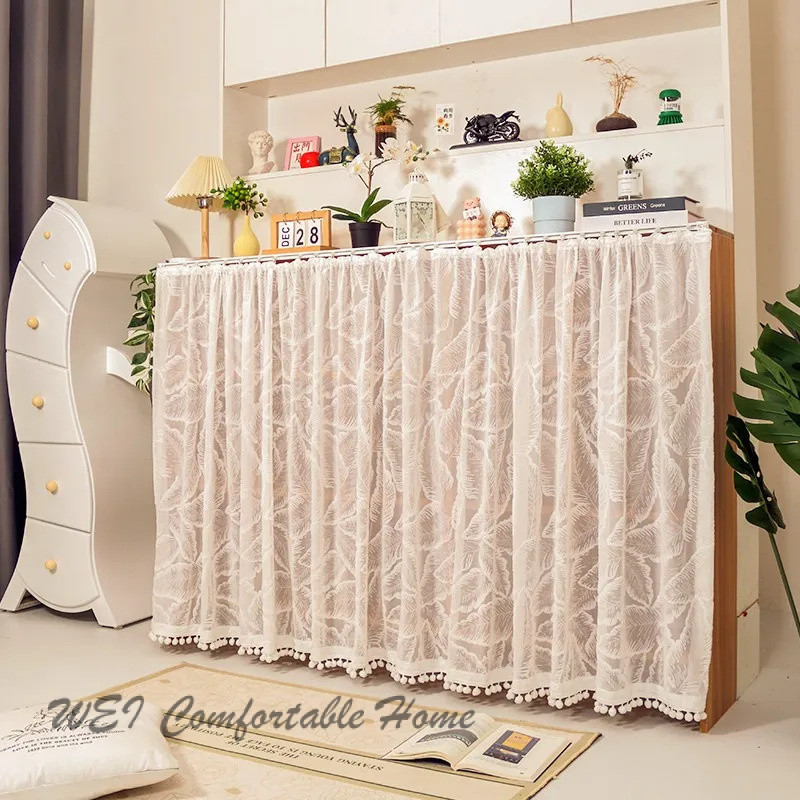 Tủ Chặn Rèm Tủ Quần Áo Rèm Cửa Chống Bụi Rèm Cửa Không Đục Lỗ Rèm Tủ Velcro D