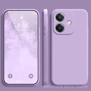 Ốp lưng OPPO A3X A3, màu sắc đồng nhất OPPO A3 / A3X, ốp bảo vệ silicone chống rơi đơn giản màu sắc đồng nhất YT