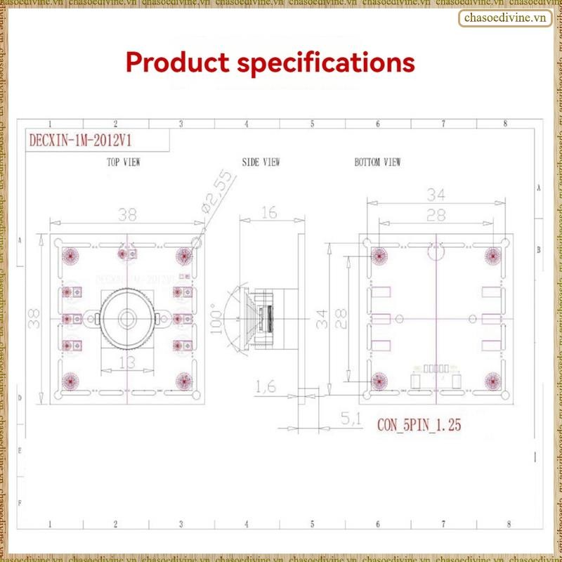 [K O G X] Mô-đun máy ảnh USB 720P 30 khung Camera công nghiệp Nhận dạng khuôn mặt Thu thập hình ảnh Cam không có trình điều khiển cho Android Linux