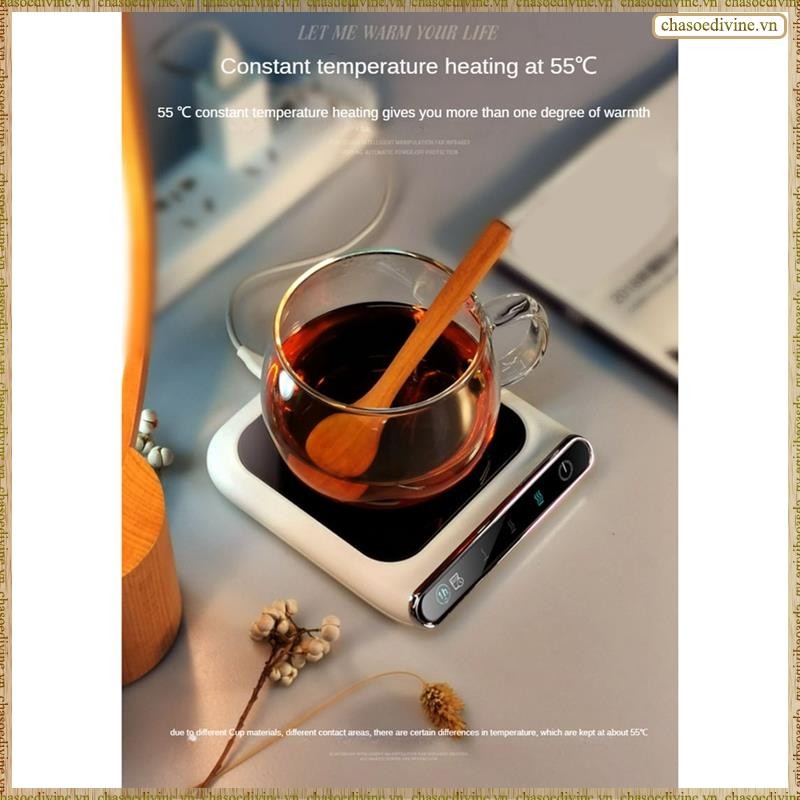 [K O G X] Tấm sưởi ấm di động Cốc cà phê Ấm USB cho bàn làm việc văn phòng Máy hâm nước giải khát điện cho trà Sữa nước dễ sử dụng