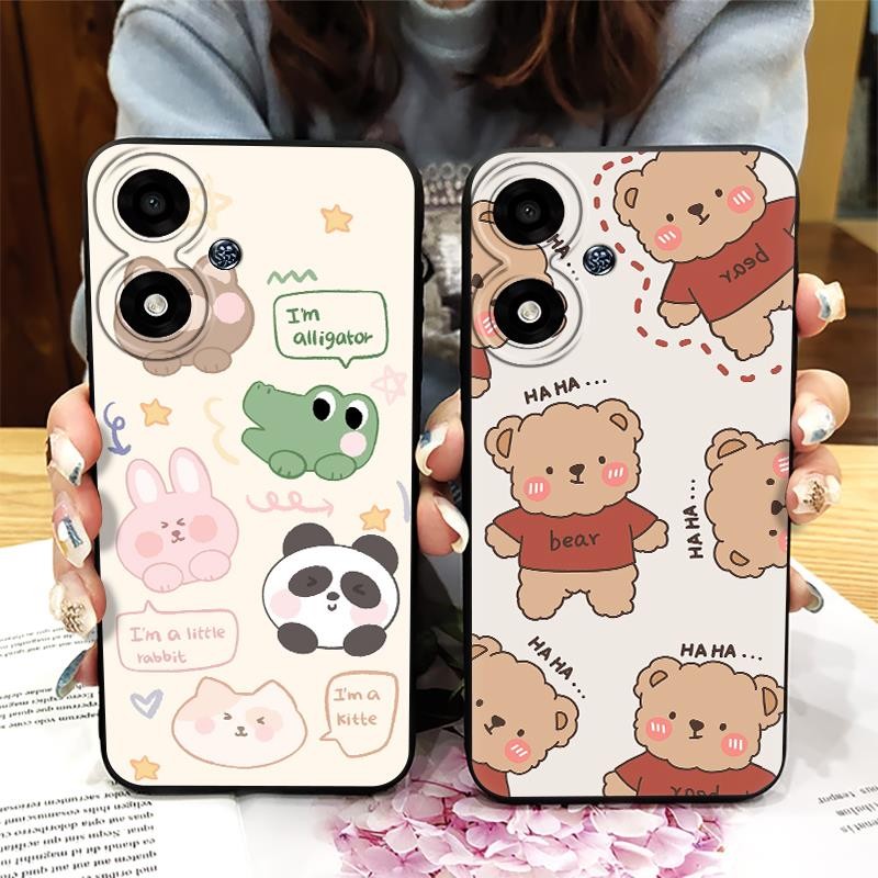 Ốp Điện Thoại Dễ Thương Cho OPPO A2m 5G Silicon Chống Thấm Nước Chống Bụi Bẩn Hoạt Hình Ốp Lưng Chống Sốc TPU Bền Chống Va Đập Chống Bụi Bọc Toàn Bộ Thiết Kế Thời Trang Bảo Vệ