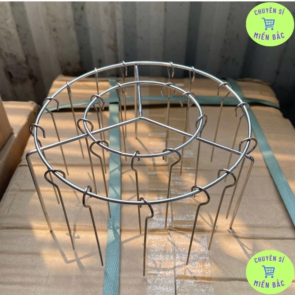Xiên Thịt Nướng Cho Nồi Chiên Không Dầu Combo 24 Xiên Nướng Thịt BBQ Bằng Inox 304 Không Gỉ An Toàn