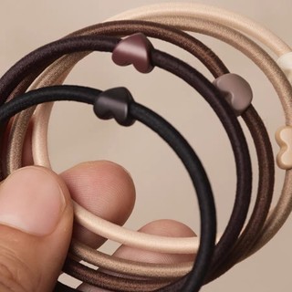 Mickey Tình Yêu Buộc Tóc Đầu Dây Influencer Tính Khí Dây Tóc Nhật Bản Hàn Quốc Đơn Giản Dây Cao Su Độ Đàn Hồi Cao Dây Buộc Tóc Bền Nữ 5.21 ELEV
