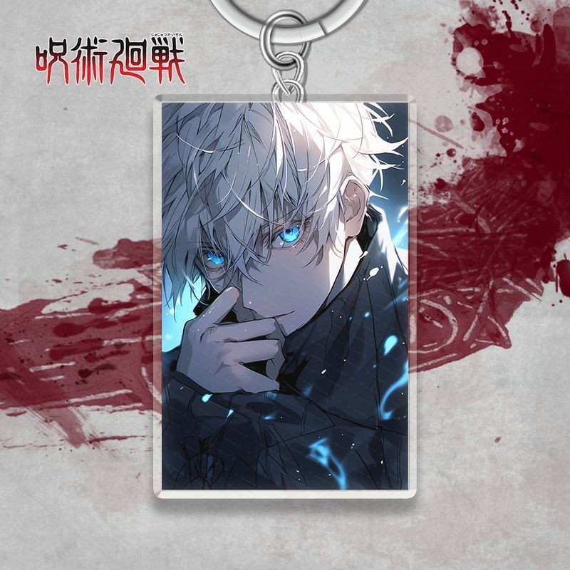 Anime Jujutsu Kaisen Gojo Satoru Phụ Kiện Ba Lô Cosplay Mặt Dây Chuyền Móc Khóa Trang Trí Bộ Sưu Tập Mô Hình nlp
