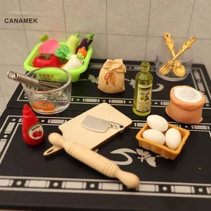 Canamek 1 / 12 Nhà Búp Bê Thu Nhỏ Bộ Đồ Dùng Nhà Bếp Mô Hình Búp Bê Nhà Bếp Làm Bánh Đồ Chơi Trang Trí Cảnh Micro Đạo Cụ Xây Dựng CSF